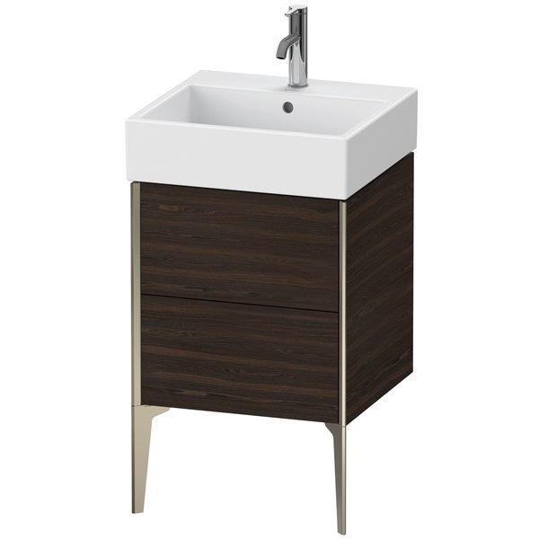 Xviu Floor Standing Vanity Unit Brushed Walnut, Duravit, Mfr#: XV45330B169